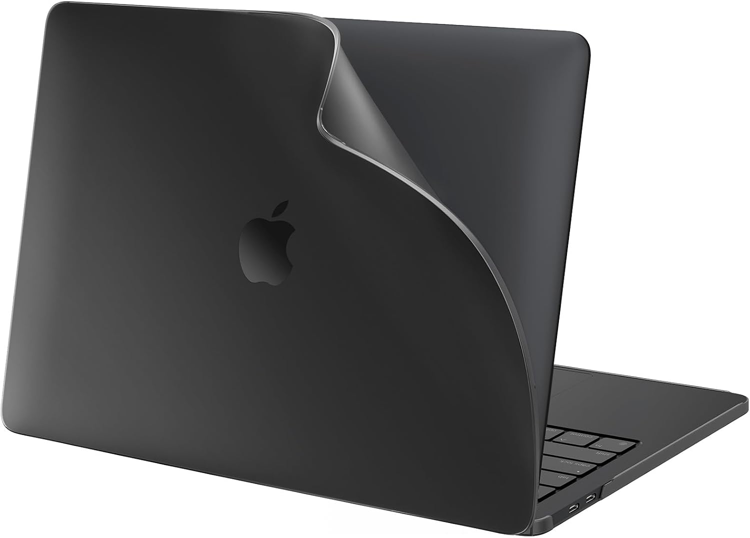 BlueSwan for MacBook Pro 13 inch Case M2 M1 Flexible Shockproof Frost Black
