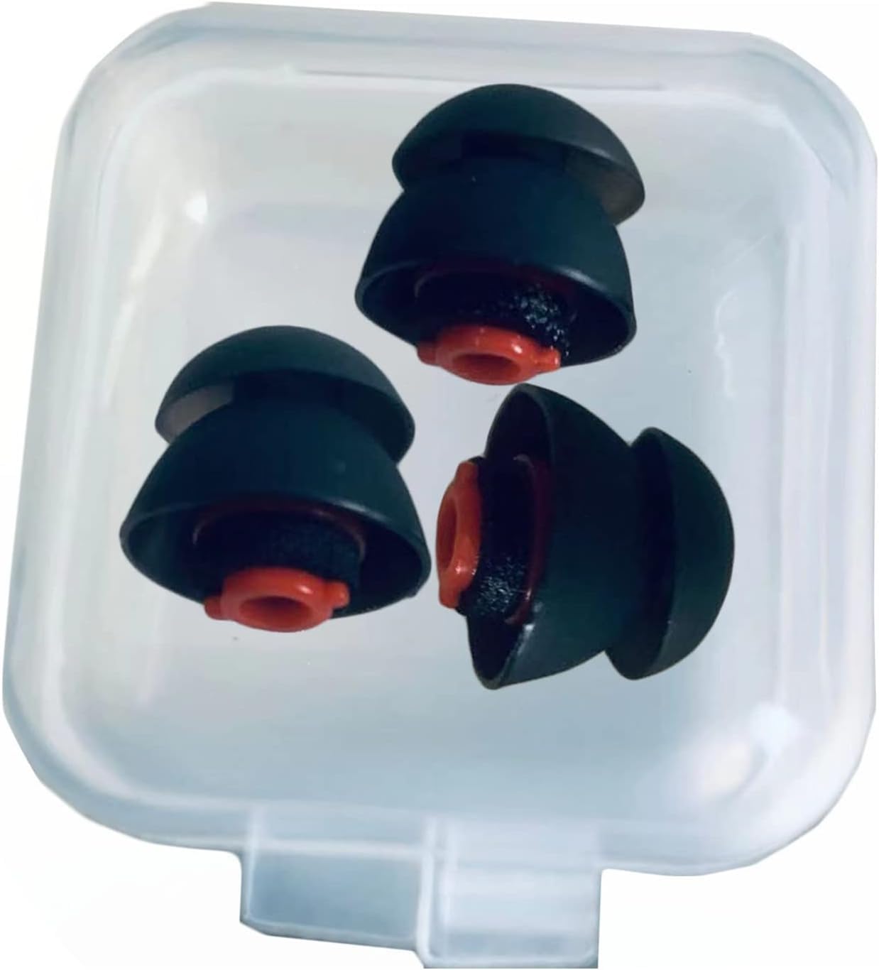 3Pcs Black Earplugs Silicone Earplug in-Ear Mount Ear Tips ForPlantronics 5200 Bluetooth-Compatible Headset Eartips Headphones, Earbuds and Accessories