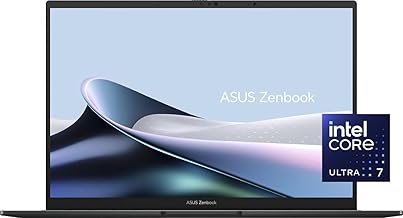 ASUS Zenbook 14 OLED 2024 Business Laptop 14" WUXGA Touchscreen 16-Core Intel Ultra 7155H 16GB LPDDR5 1TB SSD Intel ARC Graphics Thunderbolt 4 Wi-Fi 6E Backlit Keyboard Win11 Home w/ONT 32GB USB