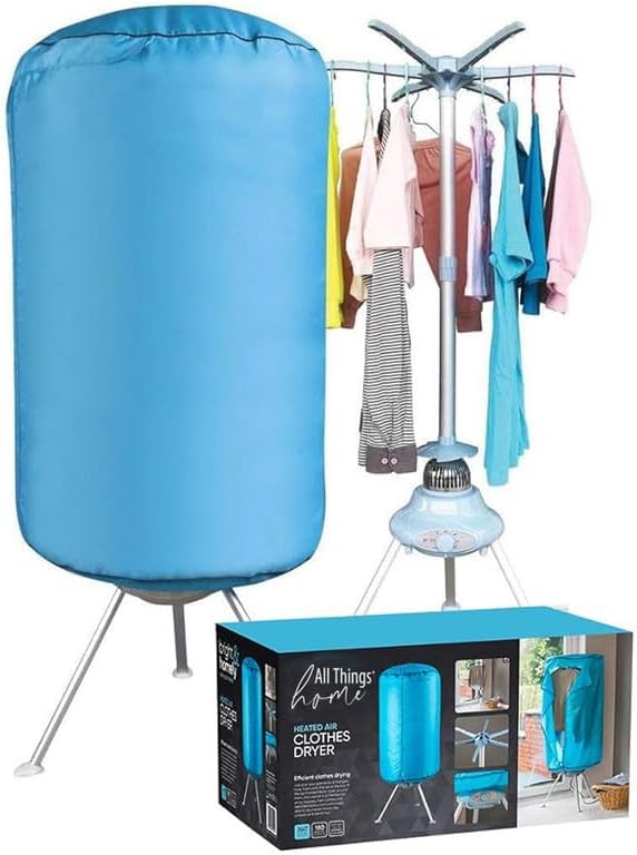 Vivo Technologies Portable Fast Drying Electric Clothes Dryer Heated Indoor Home Dorms Buddy Hot Air Airer Machine Dri Suitable for All Fabrics Drier