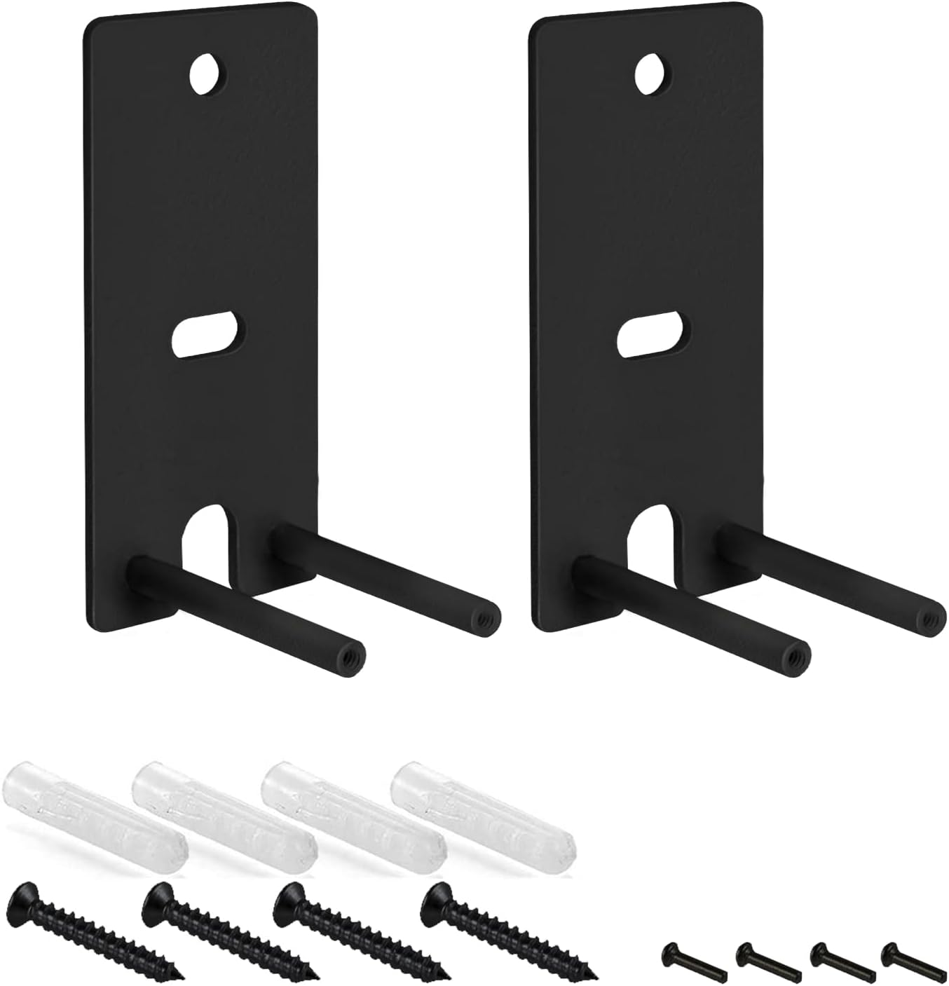 Pair Steel Black Wall Mount Brackets Replacement Compatible with Bose OmniJewel Lifestyle 650 Home Entertainment System and Bose Surround Speakers 700