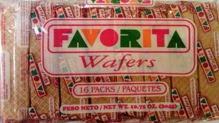 (16 Pk.) of Favorita Wafers (Galletas Favorita from Puerto Rico)