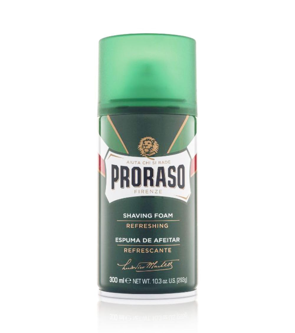 Proraso Shaving Foam, Refreshing and Toning, 10.3 Oz