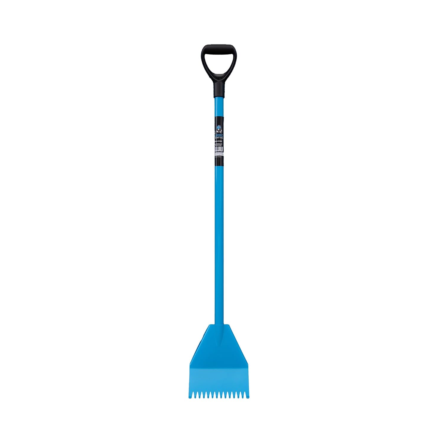 Tie Down | 47.5 in. El Burro Shingle Shovel Stripper | Roof Tear-Off & Nail Remover Tool | Professional Roofing & Siding Tool | Durable Steel | Lightweight, Ergonomic D-Handle | Blue