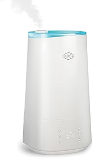 Clorox Ultra Clean Cool Mist Air Humidifier for BedRoom with UV LED Light to Reduce Germs and Bacteria, Whisper Quiet, 4L Water Tank for up to 40 Hours of Continuous Steam, White (11080)
