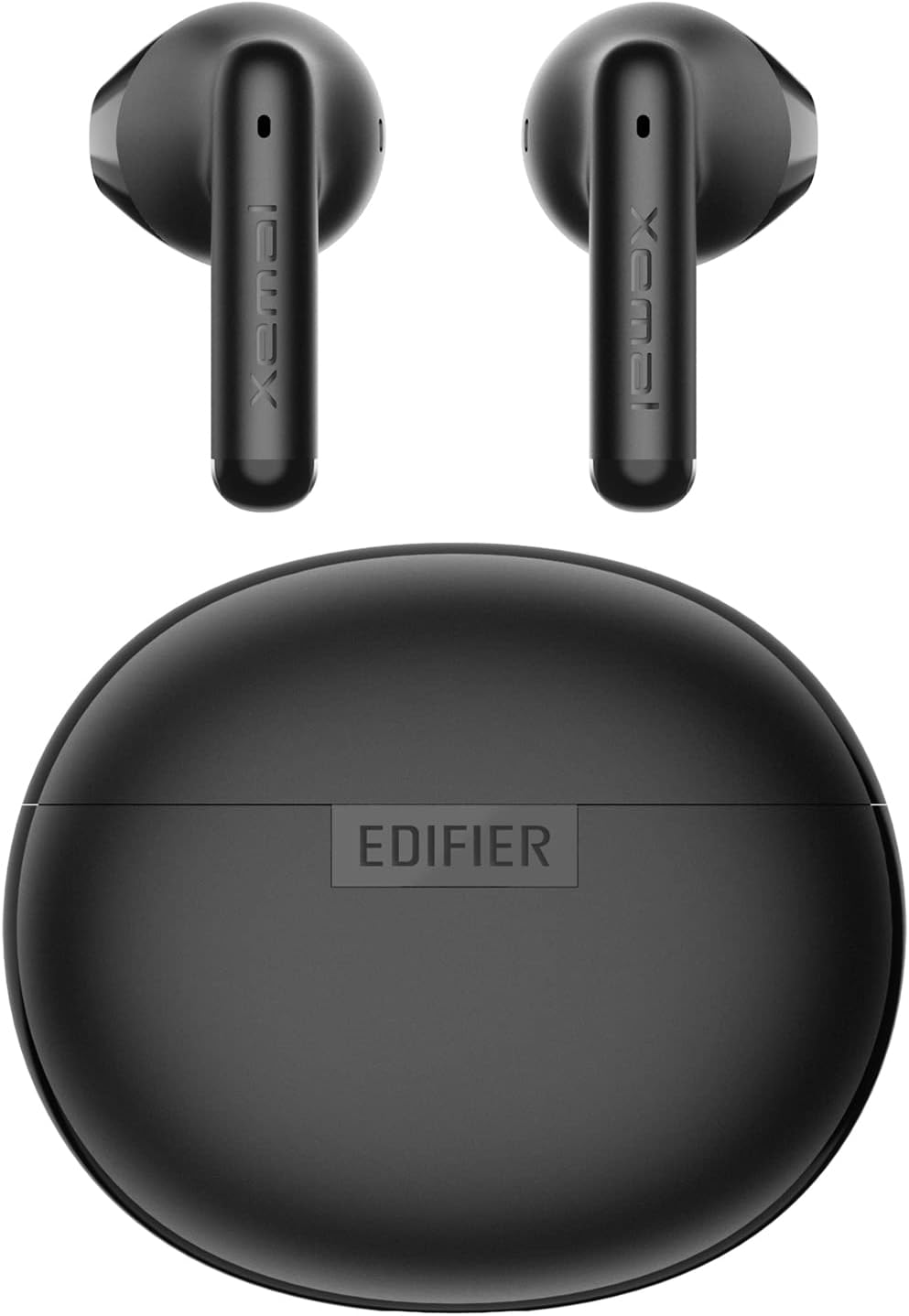 Edifier X2 True Wireless Bluetooth Headphones Earbuds with 28 Hour Playtime, Dual Mic Voice Noise Reduction for Crystal-Clear Calls, Lightweight Headphones, Black