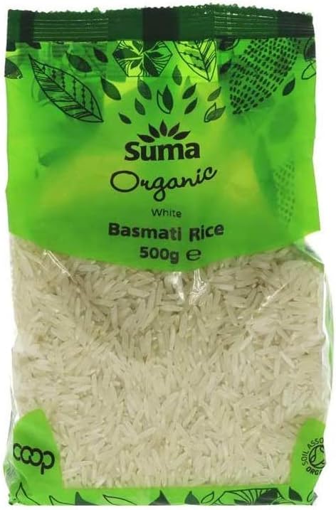 Suma Organic White Basmati Rice 500g
