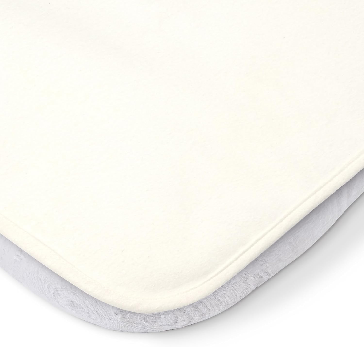 Tutti Bambini 100% Waterproof Bassinet Mattress Protector - Premium 100% Cotton Bassinet Mattress Pad Cover, Soft & Breathable, Machine Washable, Compatible with CoZee® Bassinets (31.8 x 20 in)