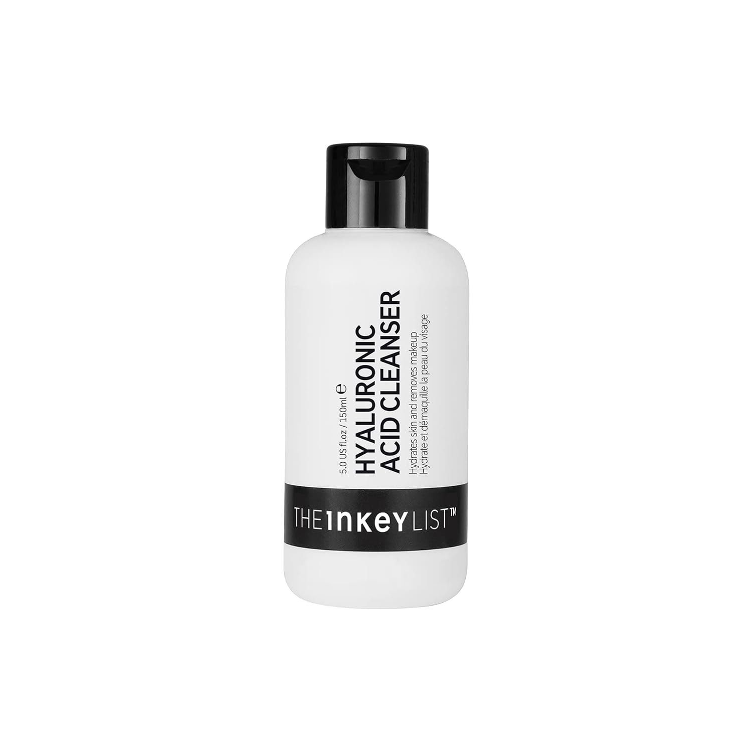The INKEY List Hyaluronic Acid Cleanser, Daily Hydrating Face Cleanser, Helps Hydrate Skin and Lock In Moisture, Removes Makeup, For All Skin Types, 5 fl oz