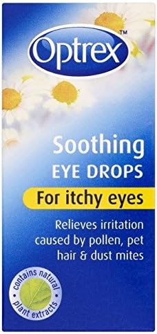 Optrex Soothing Eye Drops for Itchy Eyes 10 ml (Pack of 2)