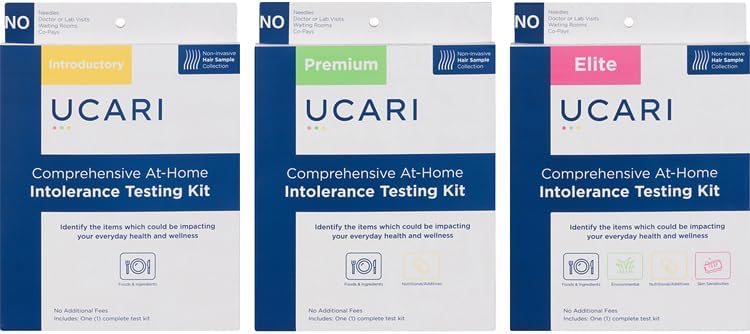 UCARI Sensitivity Test for Humans | Screens for 3230+ Intolerances | Food & Nutritional Analysis | Painless Home Test Hair Sample Method | Results in 48 Hours