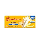 Bauducco Vanilla Wafers - Crispy Wafer Cookies With 3 Delicious, Indulgent, Decadent Layers of Vanilla Flavored Cream - Delicious Sweet Snack or Dessert - 9.0 oz (Pack of 1)