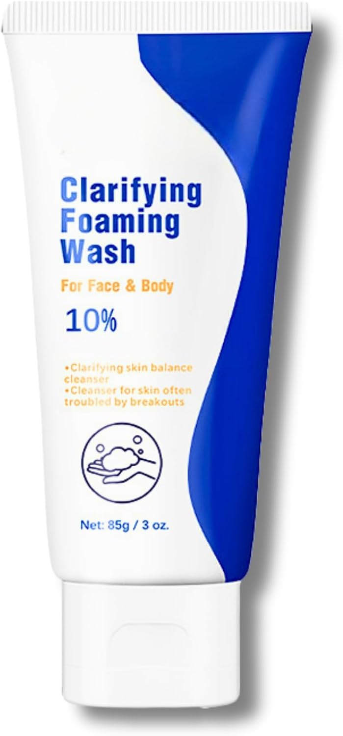 Acne Foaming Wash – Daily Acne Face Wash For Acne Prone Skin, Mild Facial Cleanser, Deep Pore Cleansing, Blemish Control & Exfoliating Facial Cleanser For Women & Men, Travel Size – 85g