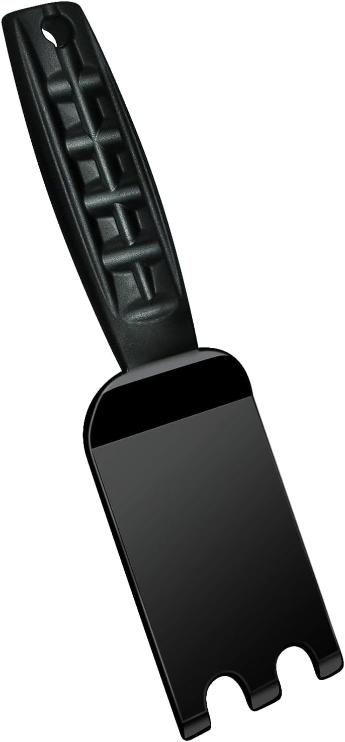 XYK Grill Spatula Scraper for George Foreman Indoor Grills and Other Indoor Grills with Grooves, Heat Resistant Cleaner Tool, Comfortable Grip