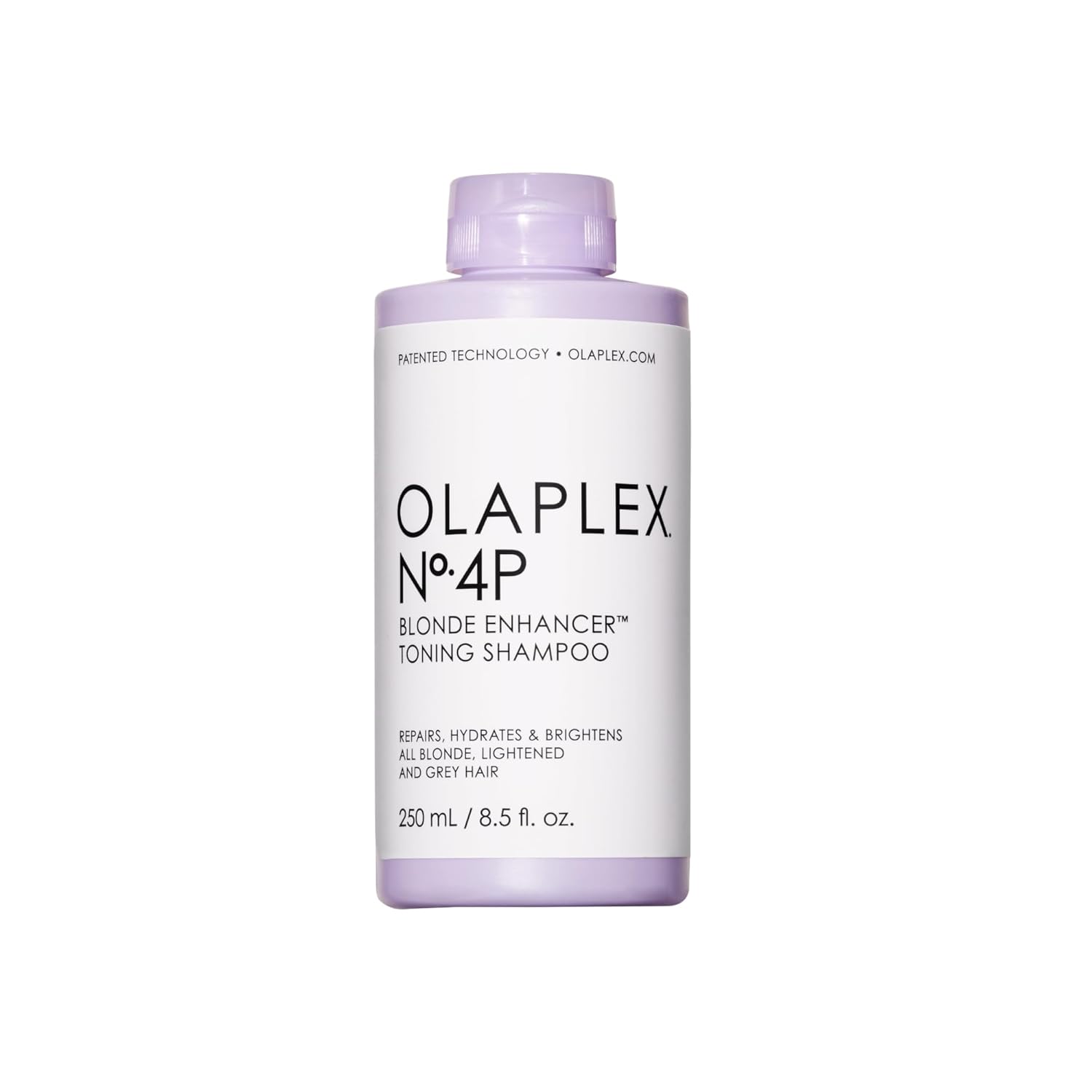 Olaplex No. 4P Blonde Enhancer Purple Toning Shampoo, Repairs, Hydrates, & Brightens All Blonde, Lightened, & Grey Hair, 8.5 fl oz