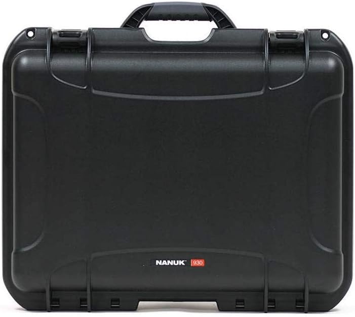 Nanuk Large Series 930 Lightweight NK-7 Resin Waterproof Case with Cubed Foam, Black