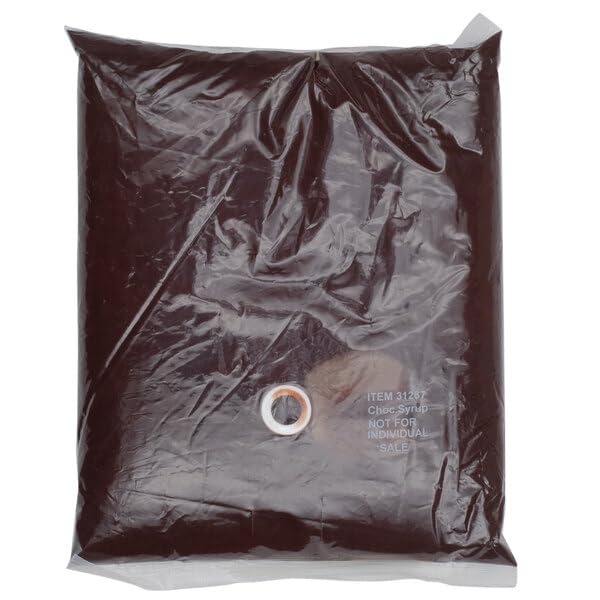 Hershe'yMilk Syrup Chocolate Fudge Topping, 64 fl. oz. of Milk Chocolate Syrup Topping Ideal to Drizzle and Flavor Cheesecakes, Cupcakes, Brownies, Ice Creams and Pastries, 4 Lb Pouch