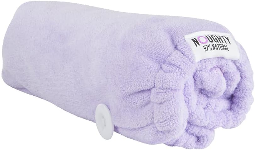 Noughty Microfibre Hair Towel Wrap, Purple