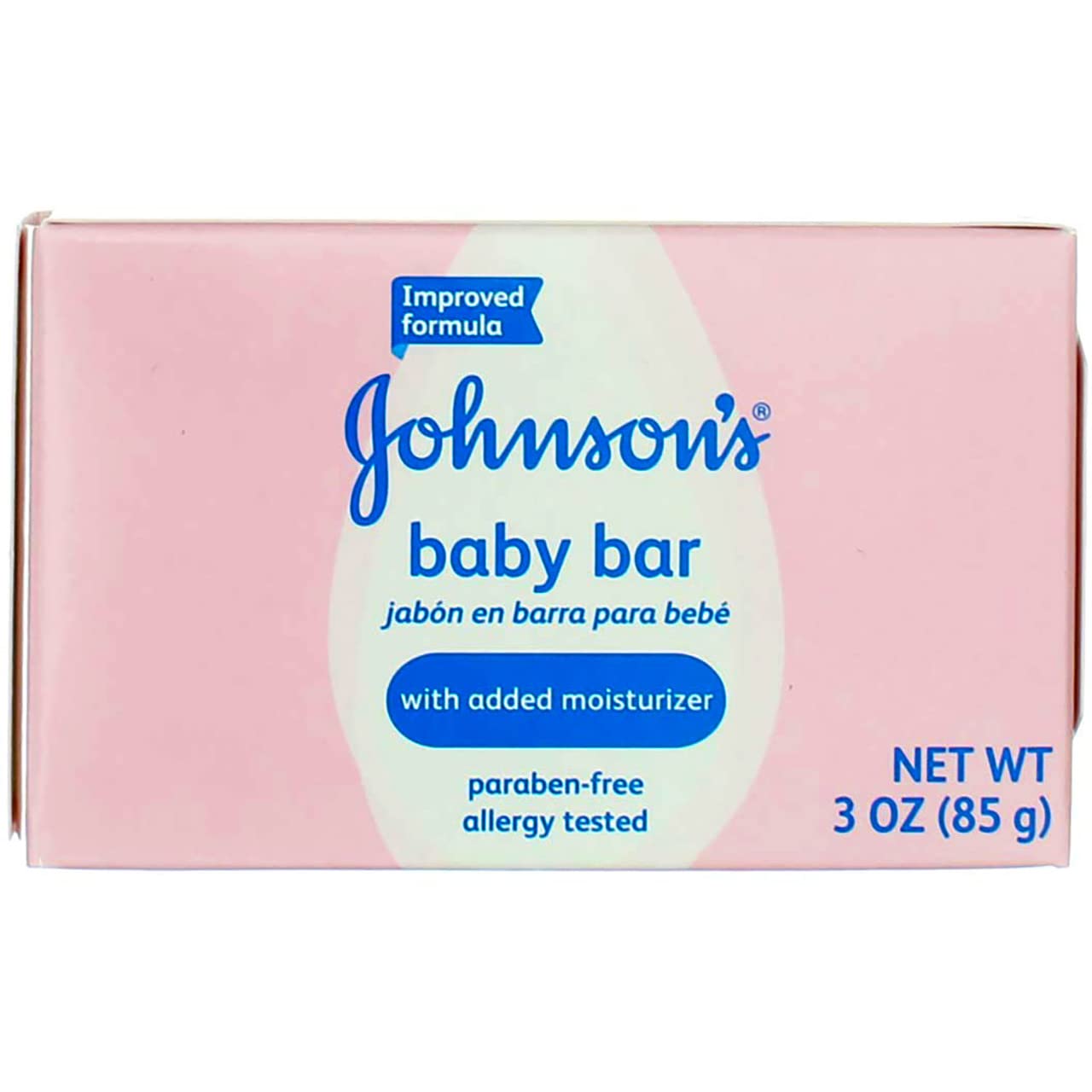 Johnsons Baby Bar Soap Boxed 3 Ounce (89ml) (6 Pack)