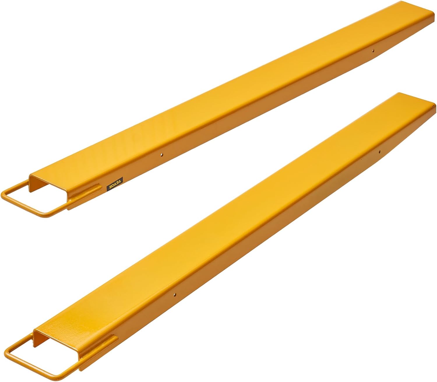 BestEquip Forklift Extensions, 60 inch Fork Extensions 4.5 inch Width, Heavy Duty Steel Pallet Fork Extensions, 1 Pair Forklift Extensions for Forklift Lift Truck Forklift Loaders