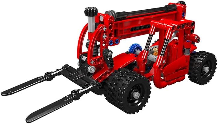 Mould King Telehandler Teleporter Forklift Truck 218pcs Brick Model 24016