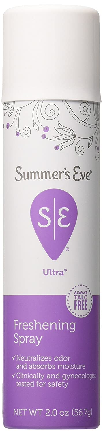 Summer's Eve Ultra Daily Active Feminine Spray, pH balanced, 2 Oz (Pack of 2)
