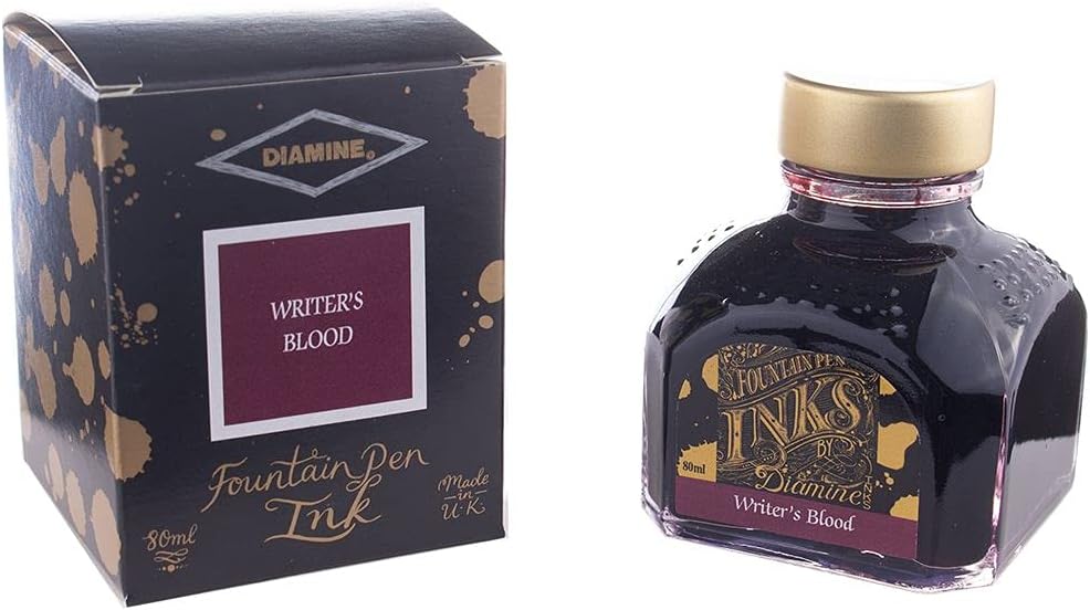 Diamine 80ml Bottled Ink - Special Edition - Writer's Blood