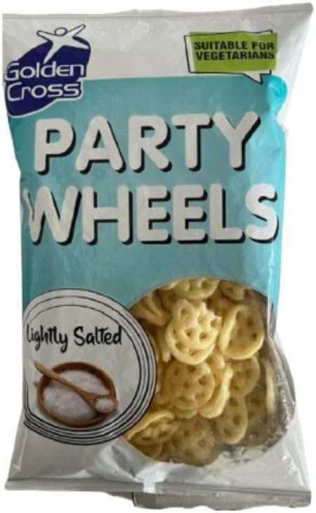 Golden Cross Party Wheels, Lightly Salted, 12 x 90g