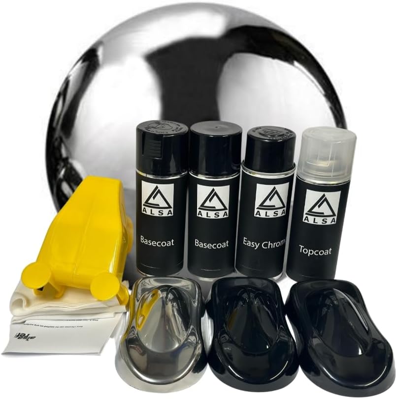 Genuine Alsa Paint - Spray Chrome - Complete Chrome Kit - Chrome Finish