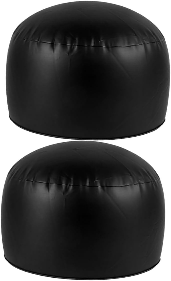 Mobestech 2pcs Hat Holder Display Stand Ball Caps Hat Rack Hat Shaper Insert Inflatable Hat Display Holder Cap Holder Closet Hat Organizer Baseball Cap Storage Hat Storage Rack Black Pvc