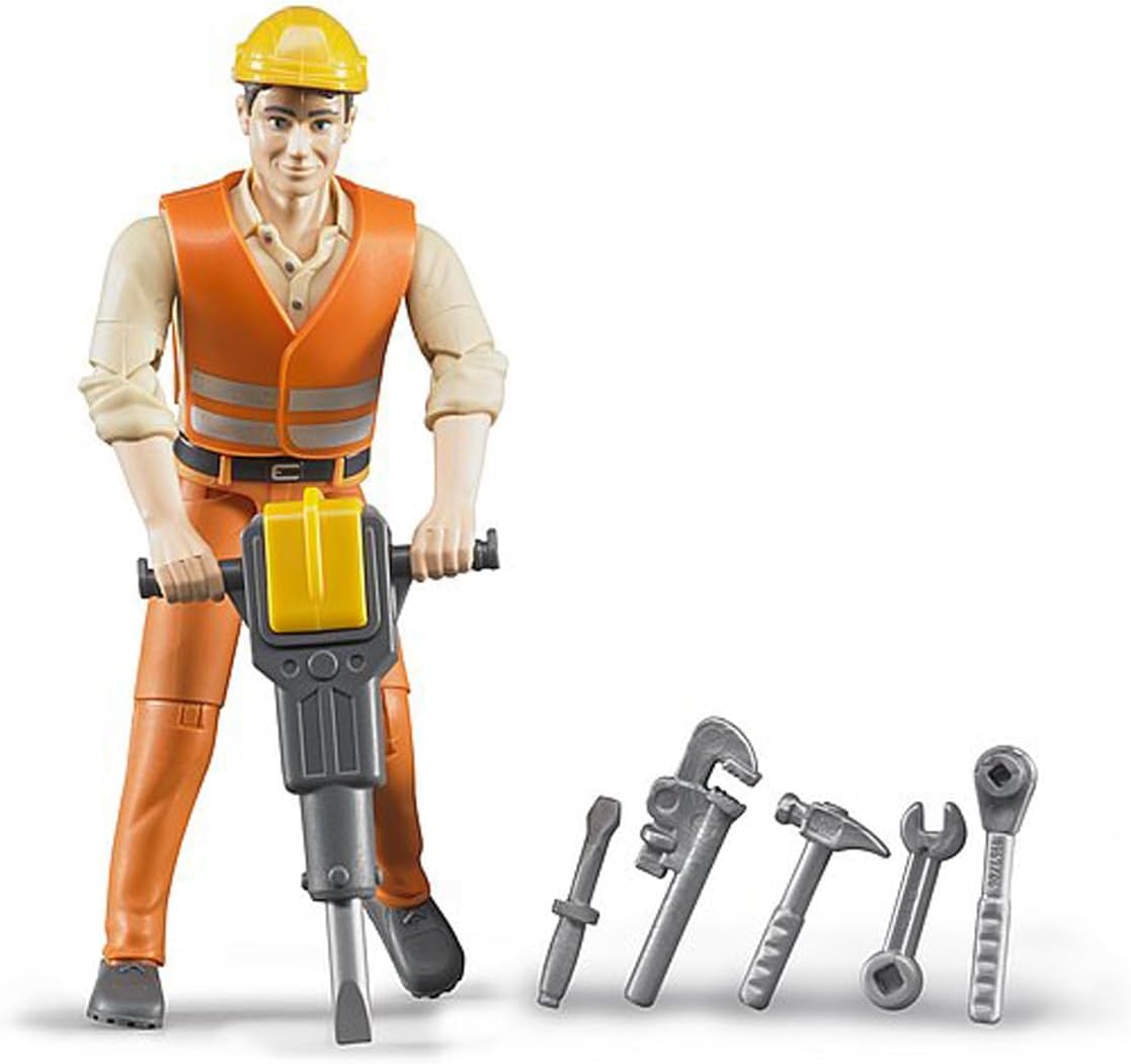 Bruder Construction Worker with Accessories