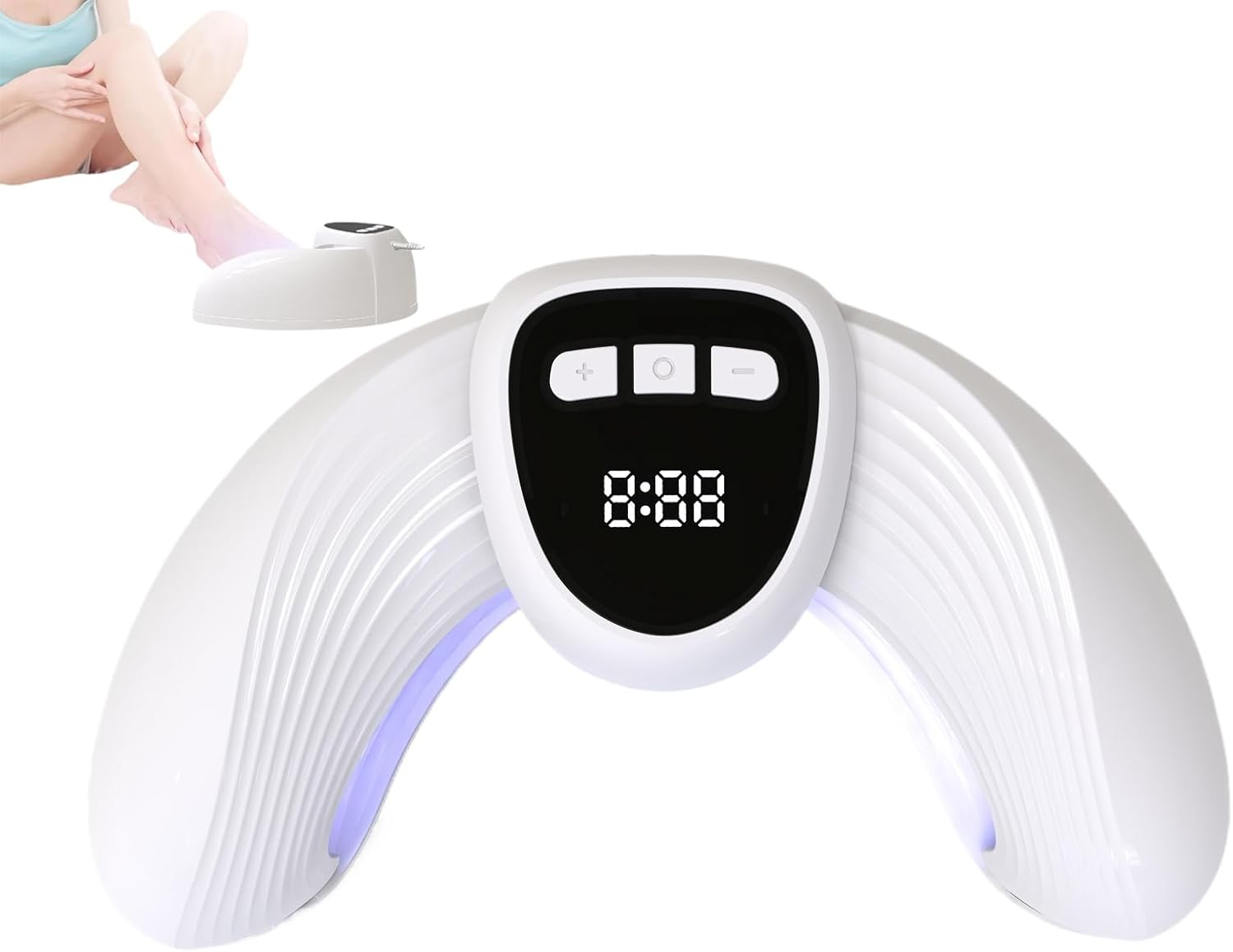 UV Nail Lamp | Lamp for Nails,U Shaped Quick-Drying Dryer Fingernail Tools with Timer for Home Desk Travel Spa Camping