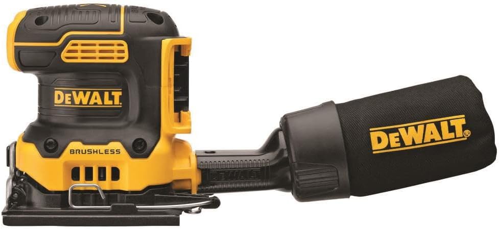 DEWALT DCW200B 20V MAX XR Brushless Cordless 1/4 Sheet Variable Speed Sander (Tool Only)