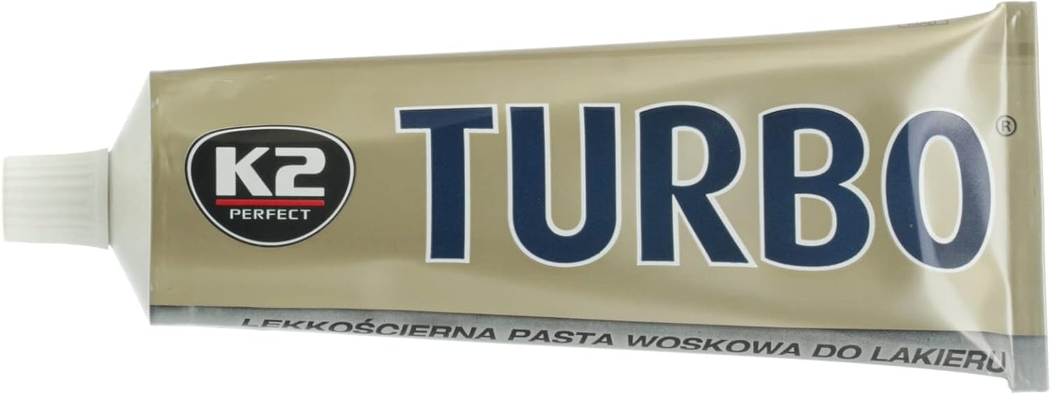K2 Turbo Tempo Car Polishing Compound with Nano-Tech, 120g Paste + Dekra Logo