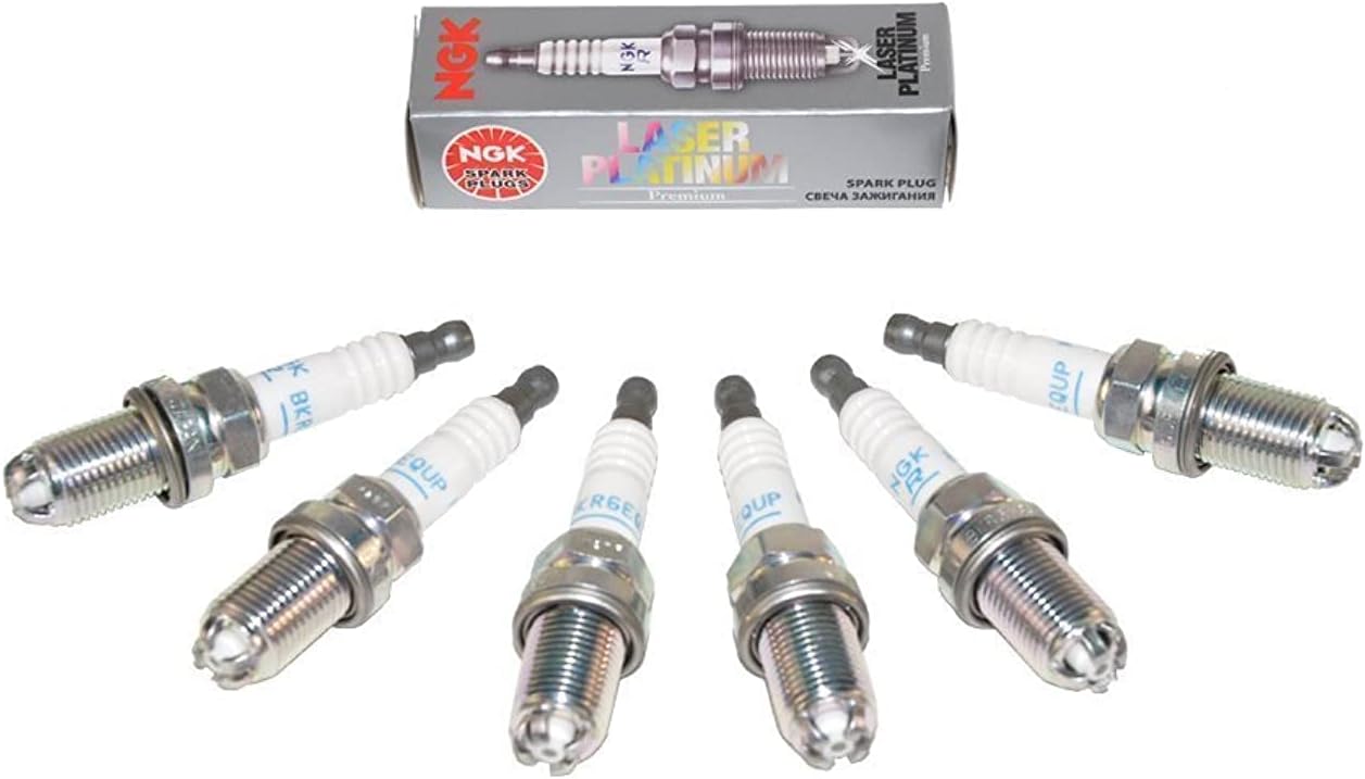 BMW Spark Plugs, Plug Set Laser Platinum NGK OEM 3199 (6pcs)