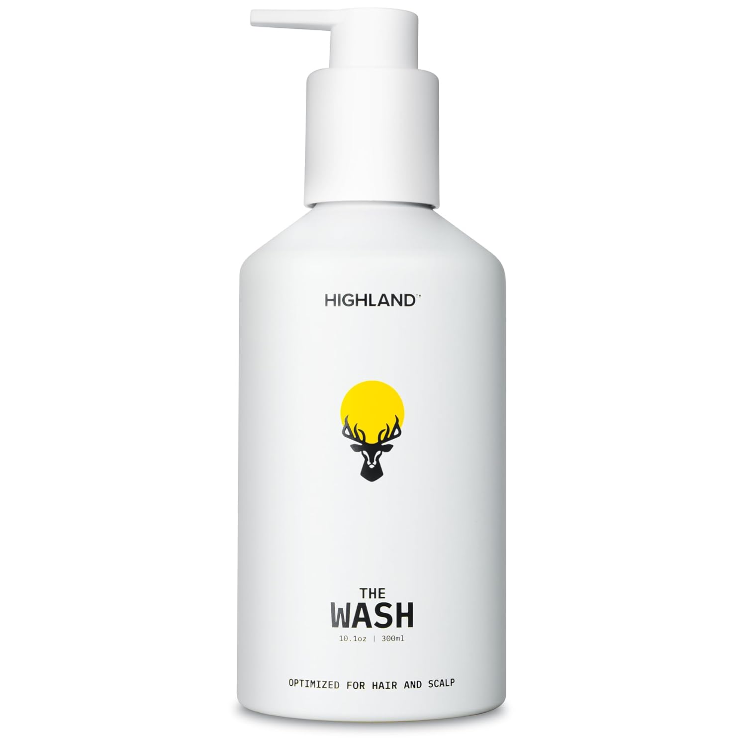 Highland: The Wash. Your new hair and scalp optimized shampoo alternative. Hydrating, balancing, nourishing & strengthening. Crafted with botanical ingredients.