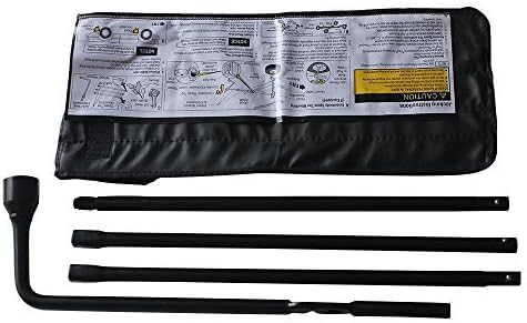 Spare Tire Tools for Chevy Silverado 1500 2500 3500 HD Suburban, GMC Sierra, Cadillac Escalade ESV, Jack Lug Wrench Tool Kit 22969377, 20782708, 22925285, 20782706, 22969370 Replacement