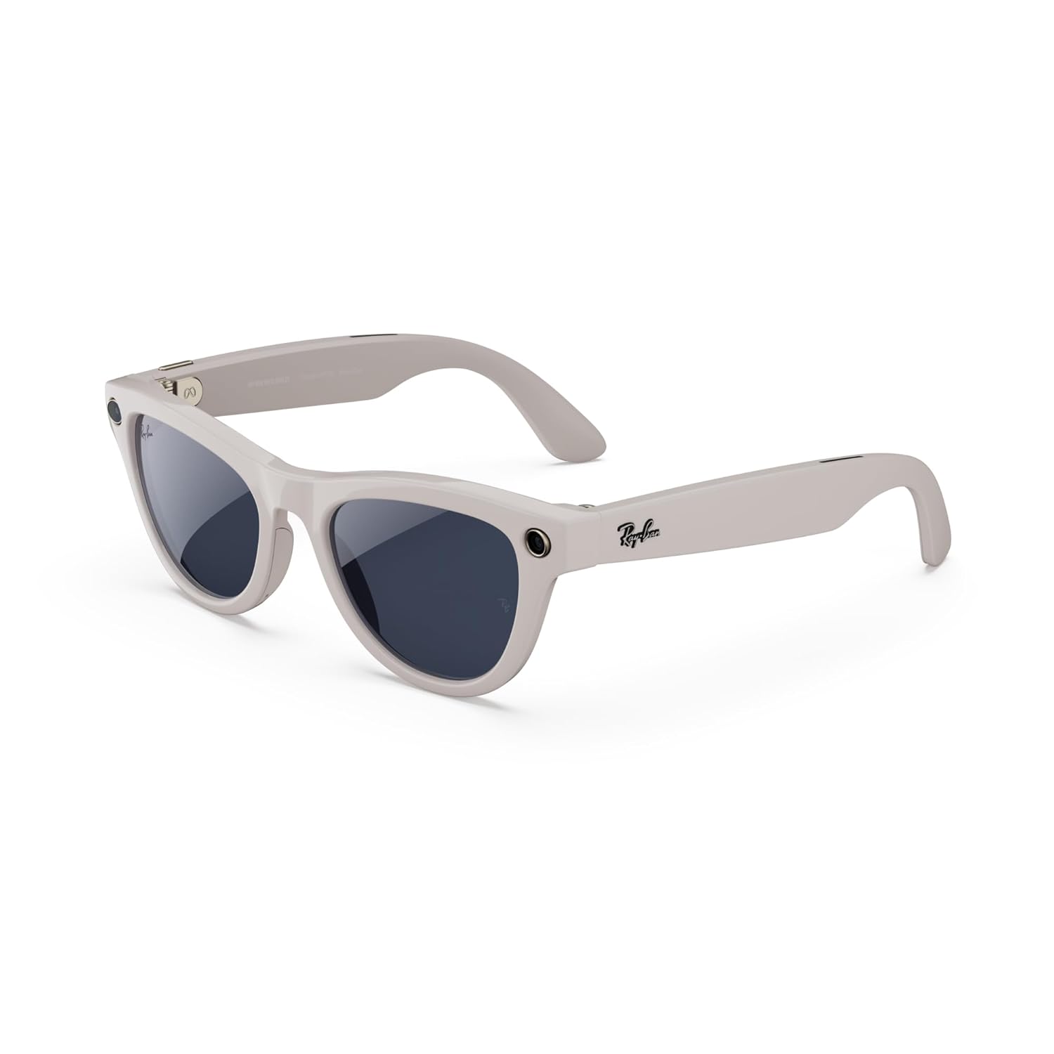 Meta Ray-Ban Skyler (Gen 1) AI, photo and video capture - Shiny Chalky Grey, Transitions® Sapphire lenses