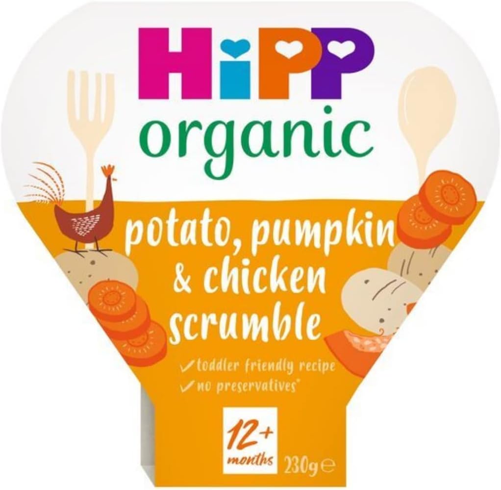 Hipp Potato, Pumpkin & Chicken Scrumble 230gr x 5 Pack