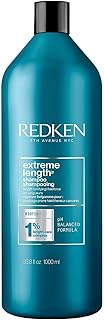 Redken Extreme Length Shampoo | Infused With Biotin | For Hair Growth | Prevents Breakage & Strengthens Hair