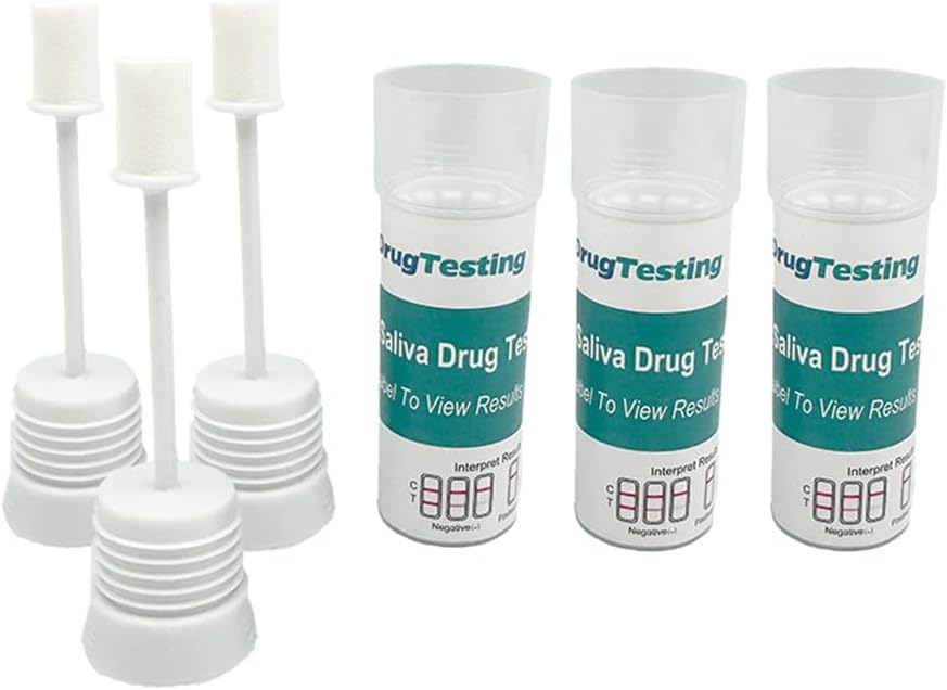 3 Pack ~ 7 in 1 Saliva Screening Tests ~ Drivers Roadside Swab