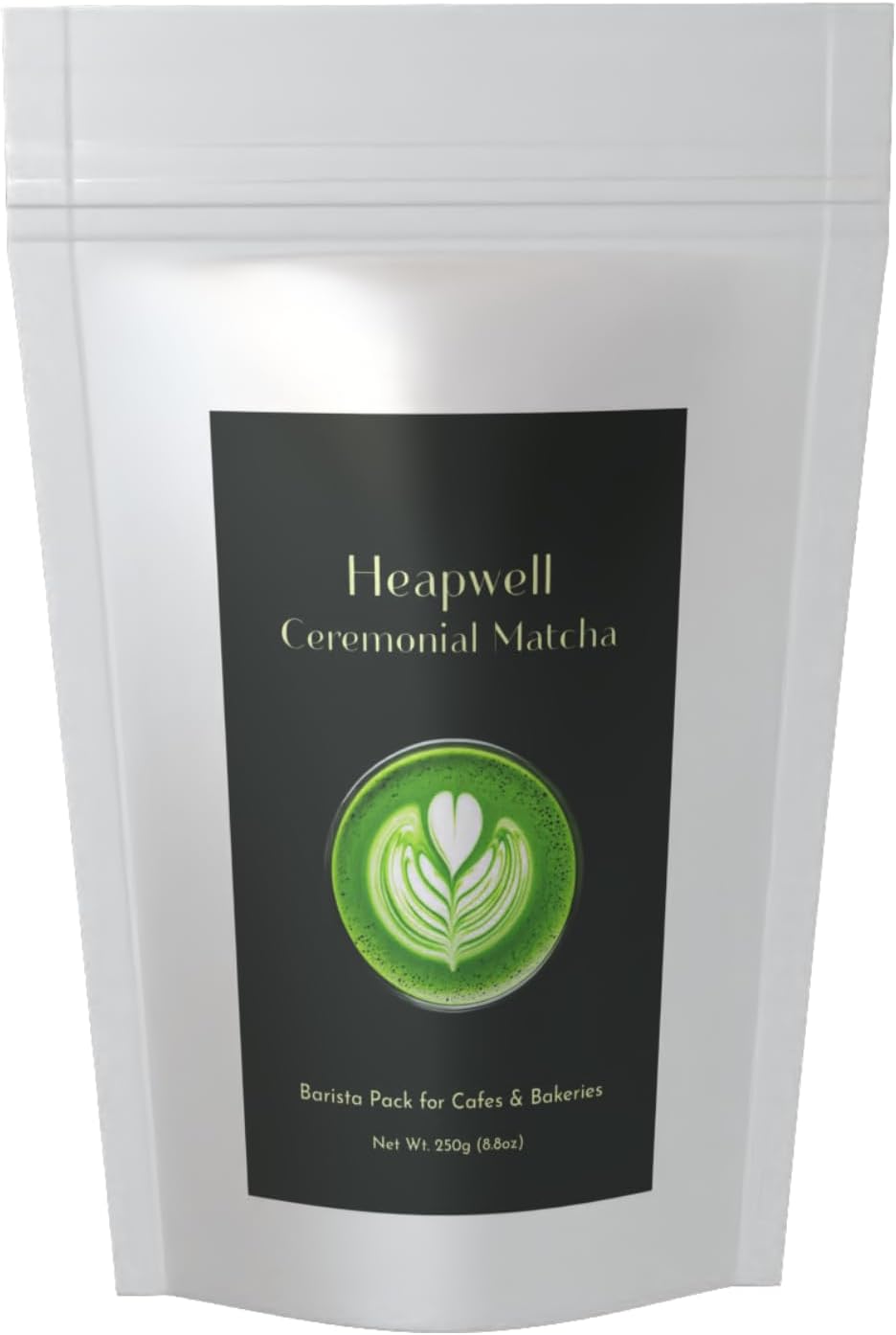 Ceremonial Grade Matcha Green Tea Powder 250g (8.8 oz) - Big Barista Edition Pack Authentic Japanese Origin - Perfect for Cafes, Bakeries & Restaurants