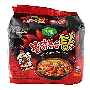 Samyang Bulldark Spicy Fried Chicken Roasted Ramen Noodles Stew Type (PACK OF 10)