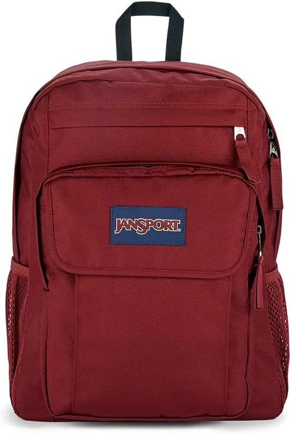 JanSport Union Pack Backpack, 15 inch Laptop Compartment, Russet Red (Red)