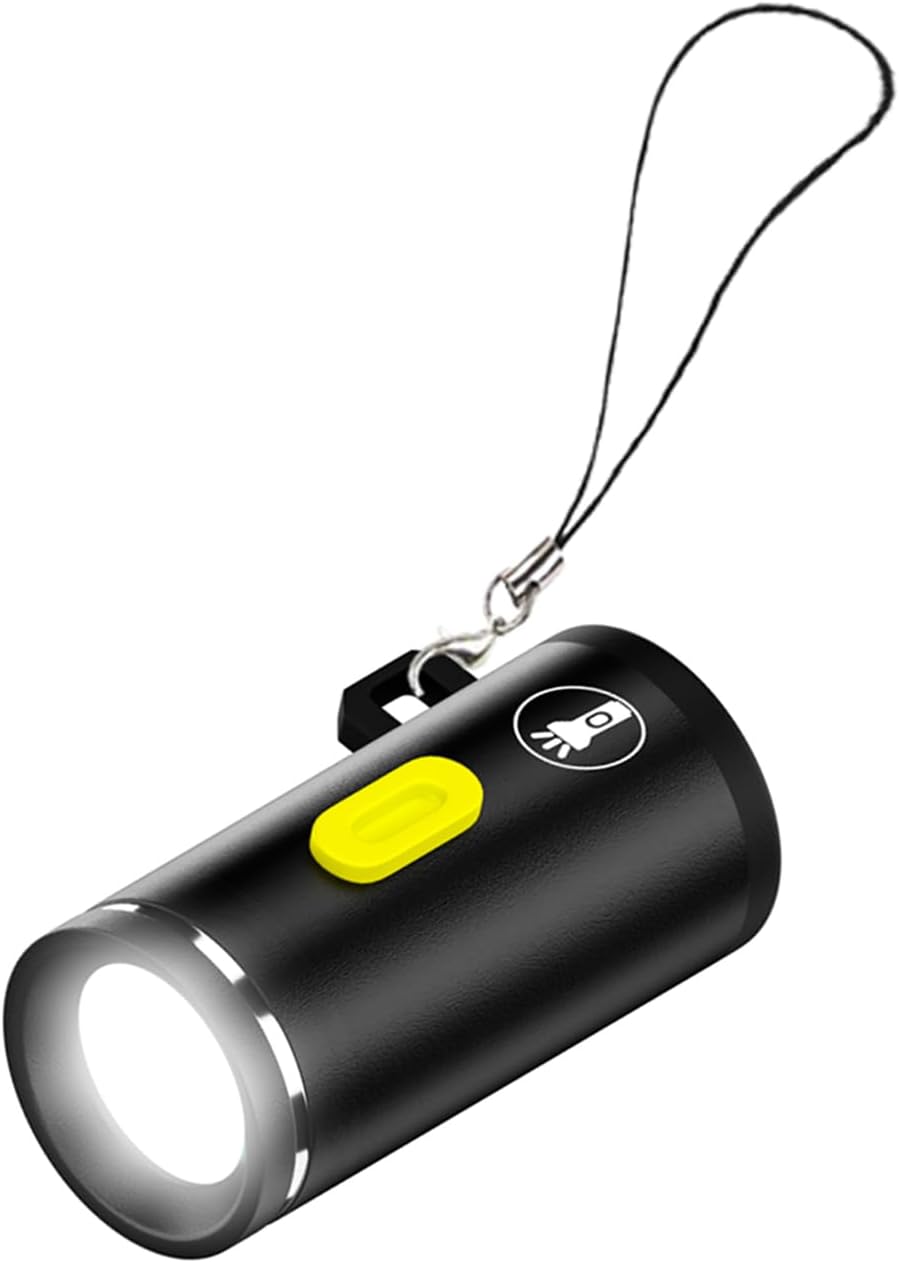 Uqezagpa Type C Powered LED Torches Small LED Light with Switching for Camping Cycling and Power Outages 210Lumens Type C Powered Light