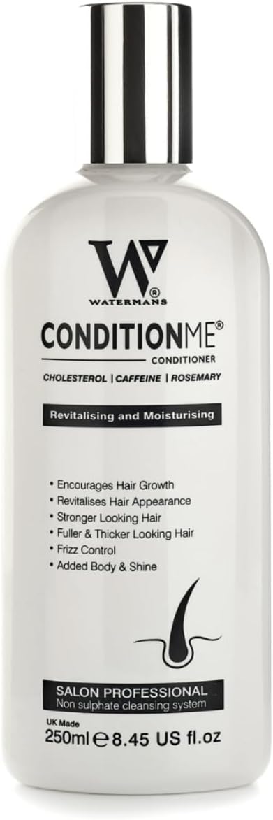 Watermans Hair Growth Conditioner - with Niacinamide, Shea Butter, and Rosemary - Suitable for All Hair Types Including Afro - Nourishing Treatment for Dry & Damaged Hair