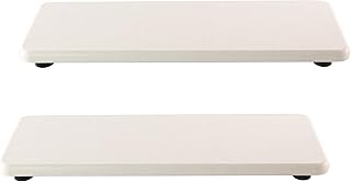 2 PCS Bathroom Sink Vanity Trays(8.66" * 3.15"), Diatomaceous Earth Coasters, Kitchen Soap Tray, Water Absorbing Stone Used for Hand Soap & Plants & Cosmetic Bottles in The Modern Home