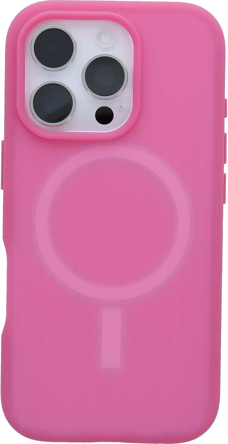OtterBox iPhone 16 Pro Symmetry Series Soft Touch for MagSafe - Foxberry Pink