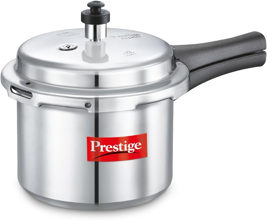 Prestige PRP3 Pressure Cooker, 3 Liter, Silver, Aluminum