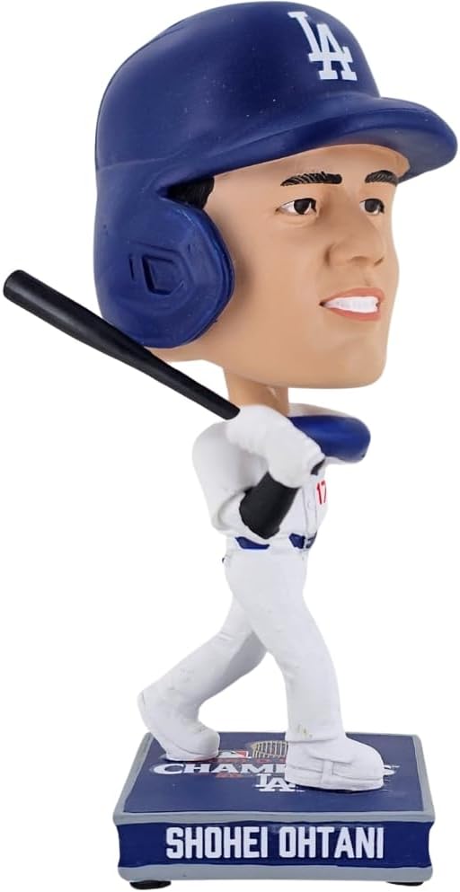 Shohei Ohtani Los Angeles Dodgers 2024 World Series Champions Mini Bighead 5" Bobblehead Bobble Head Doll